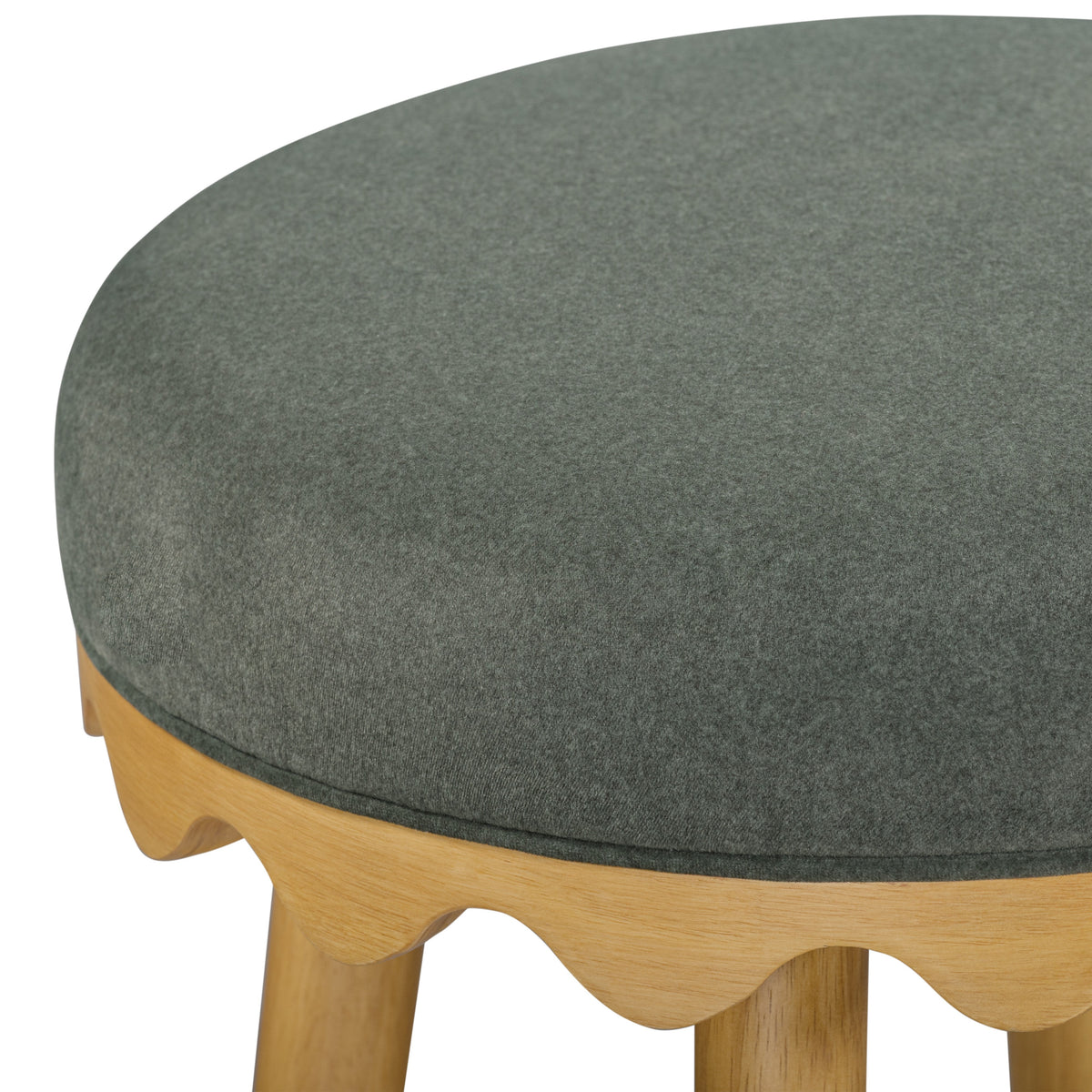Oodle Performance Vegan Mohair Bar and Counter Stool - TOV-D54965