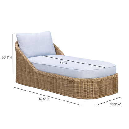 Axel Boucle Outdoor Lounge Chair - TOV-O54926