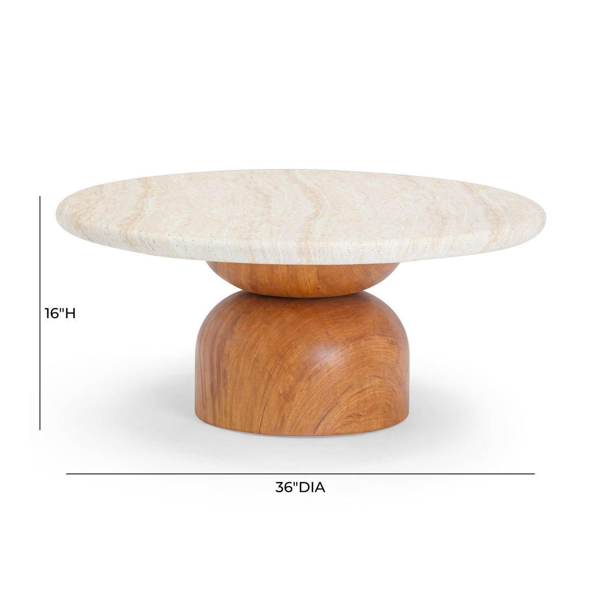 Cynthia Concrete Indoor/Outdoor Coffee Table - TOV-OC54484