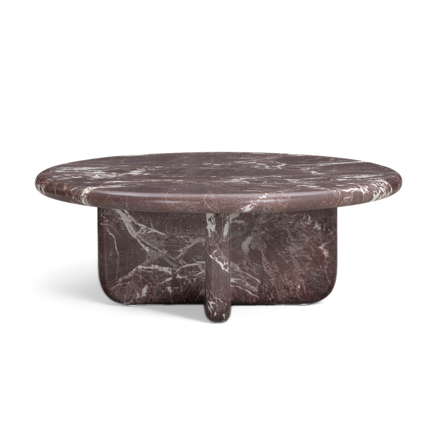 Juju 2-Piece Faux Marble Indoor/Outdoor Nesting Coffee Table Set
