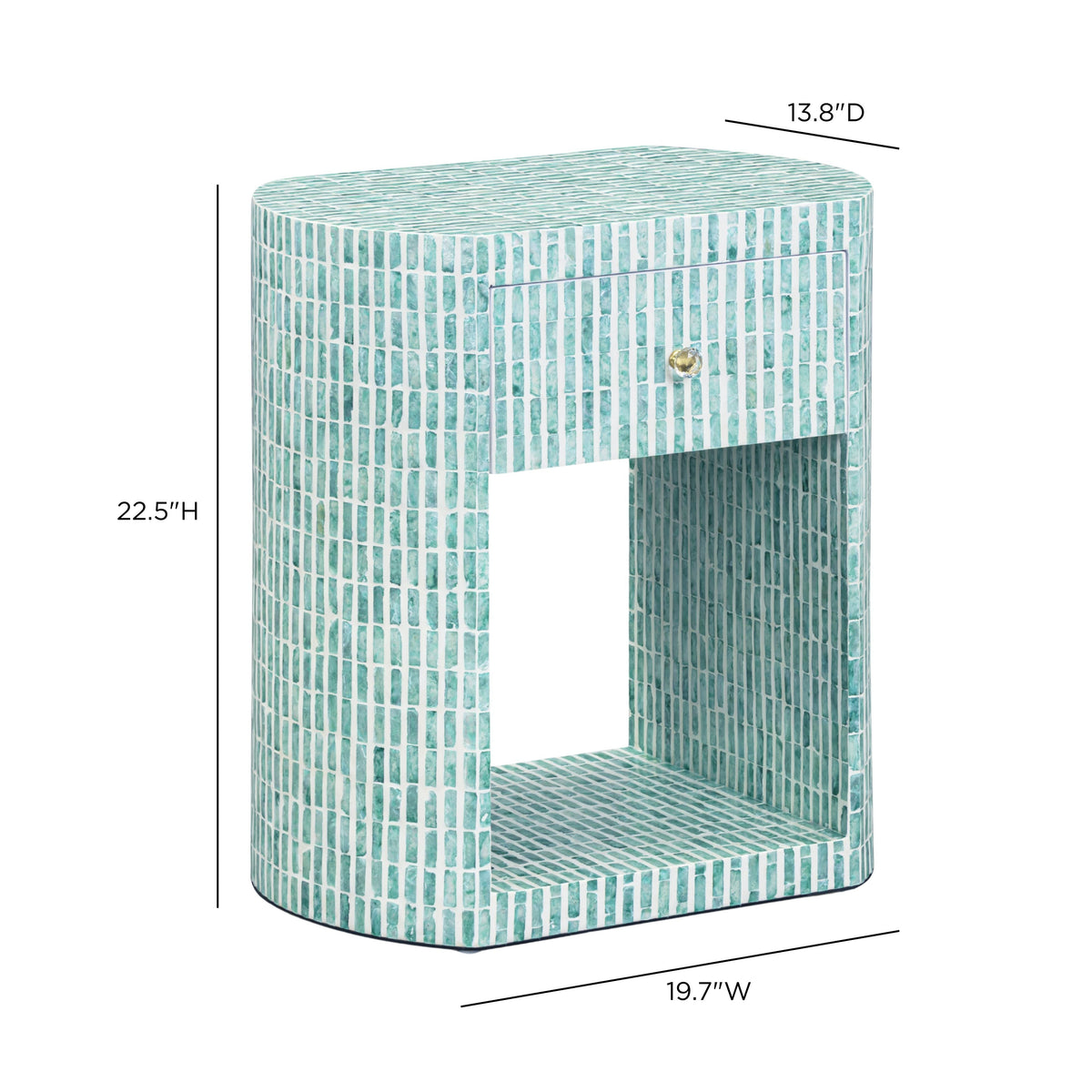 Prim Capiz Shell Nightstand - TOV-B54953