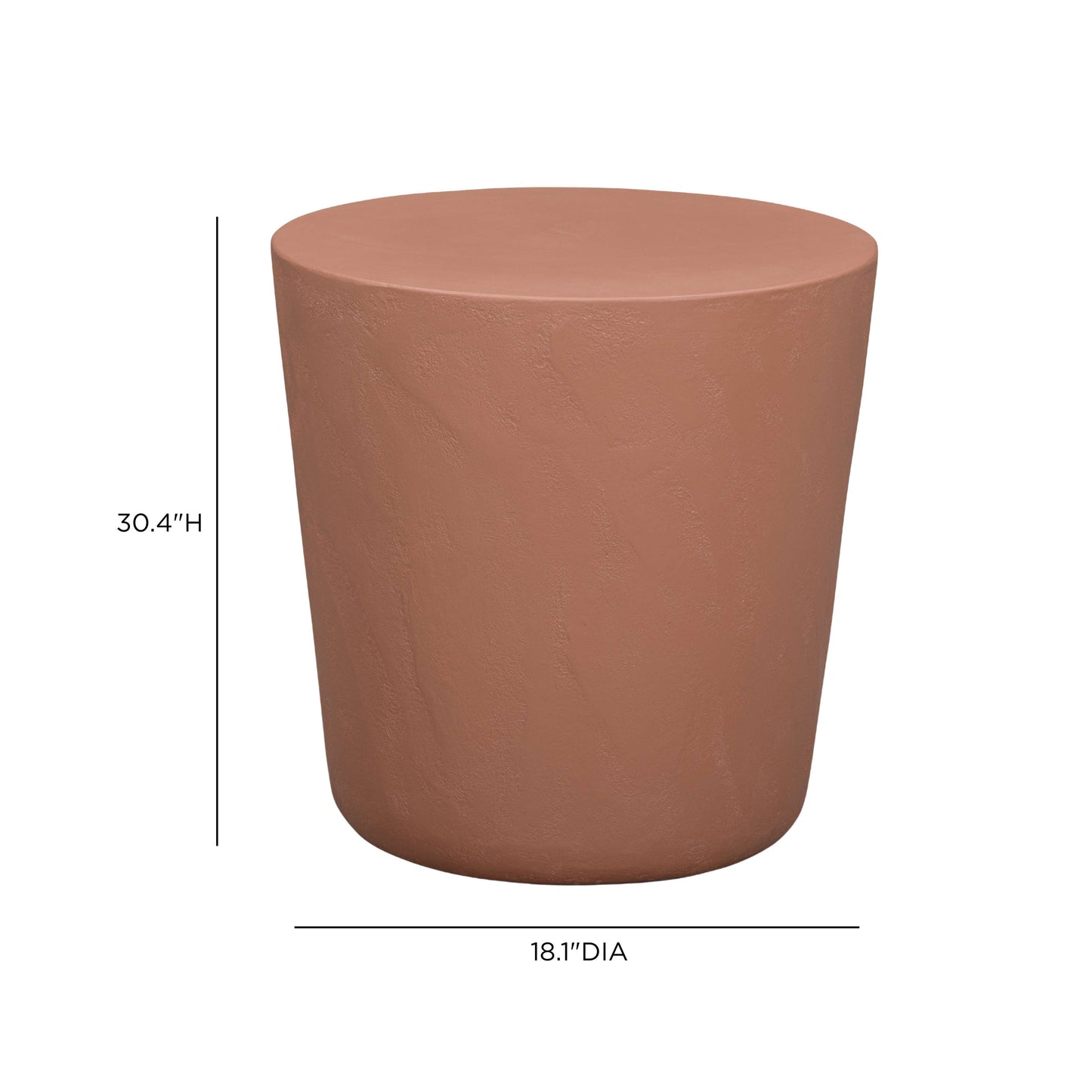 Margot Indoor/Outdoor Concrete Stool - TOV-OC55031