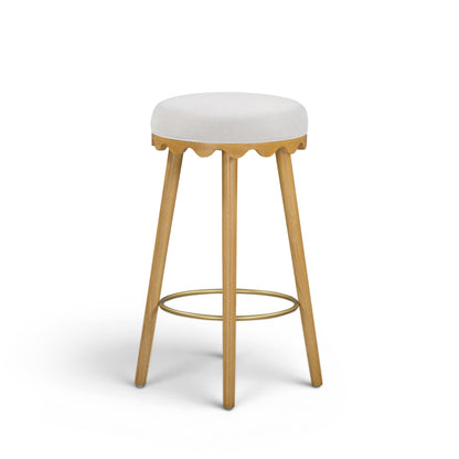 Oodle Performance Vegan Mohair Bar and Counter Stool - TOV-D54963