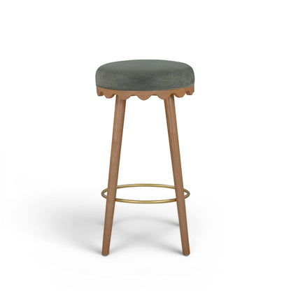 Oodle Performance Vegan Mohair Bar and Counter Stool - TOV-D54968