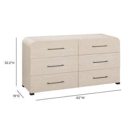 Marissa Ash 6-Drawer Dresser - TOV-B55024