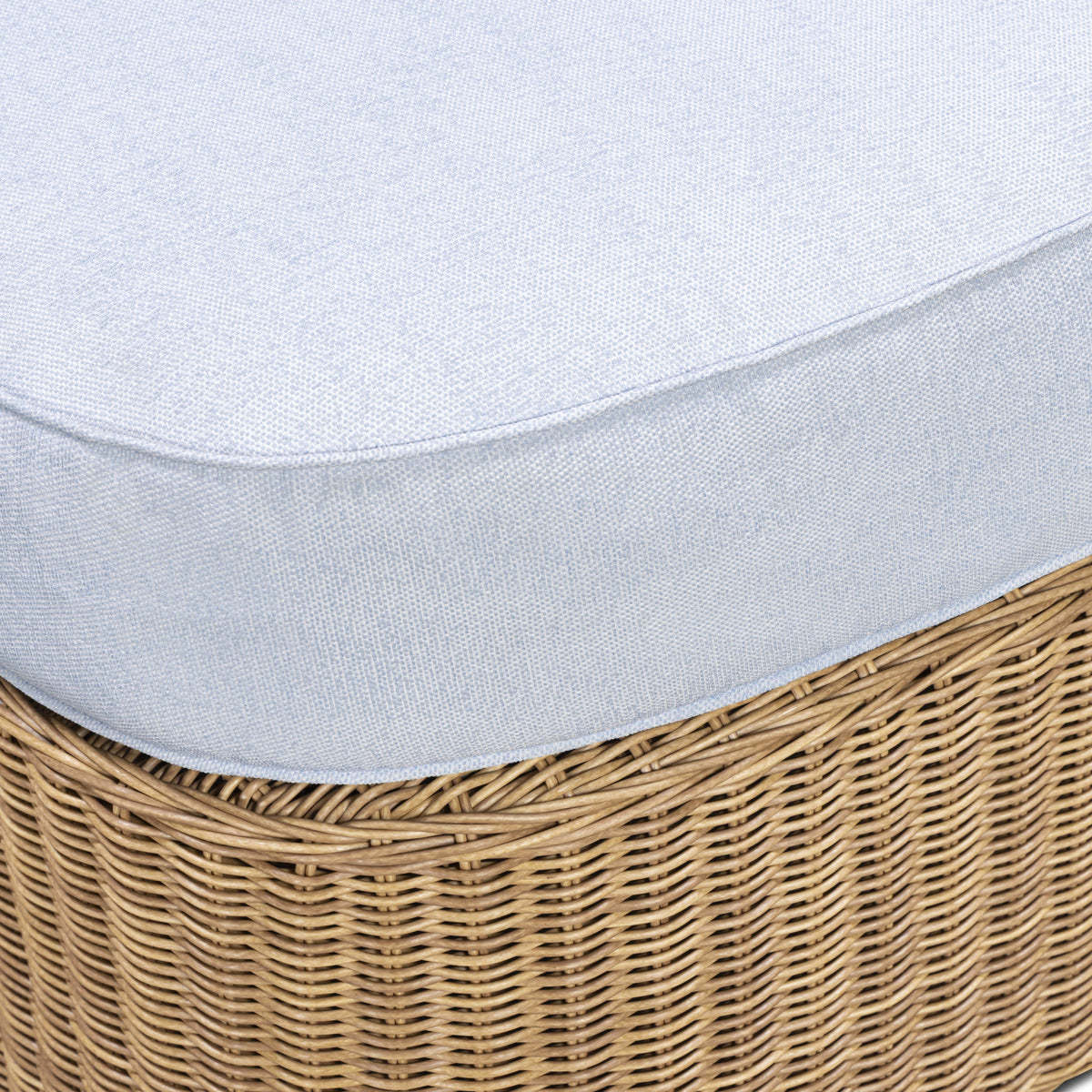 Axel Boucle Outdoor Ottoman - TOV-O54925
