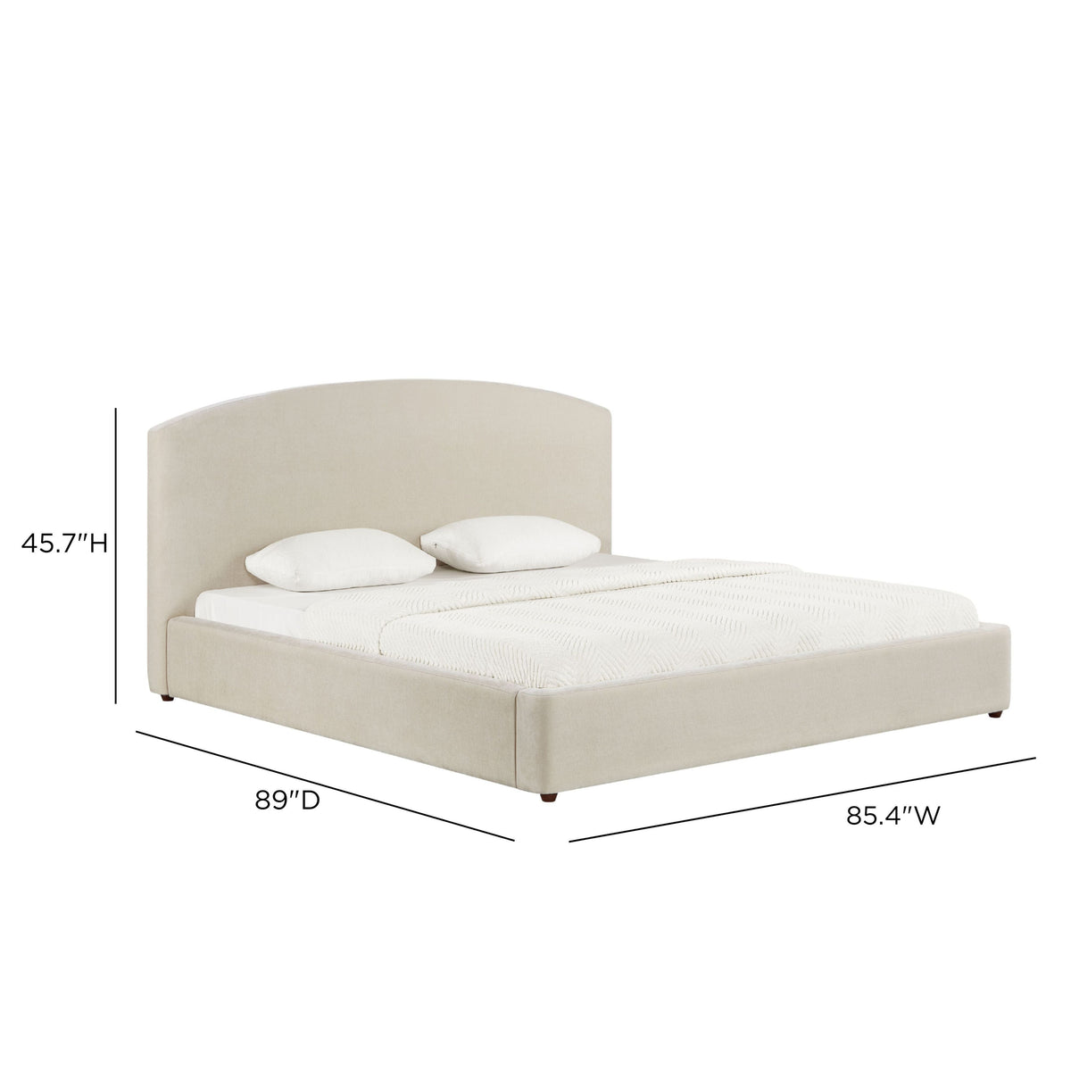 Leah Performance Chenille Bed - TOV-B69451