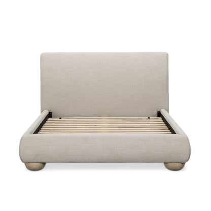 Rayne Textured Fabric Bed - TOV-B54944