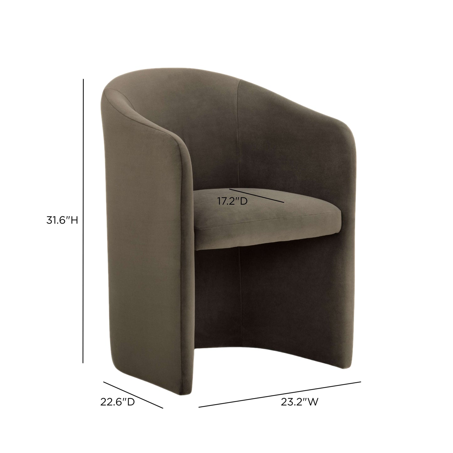 Seraphina Performance Velvet Dining Chair - TOV-D55001