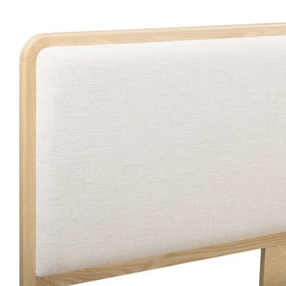 Rafaelle Natural Solid Ash Bed - TOV-B55026
