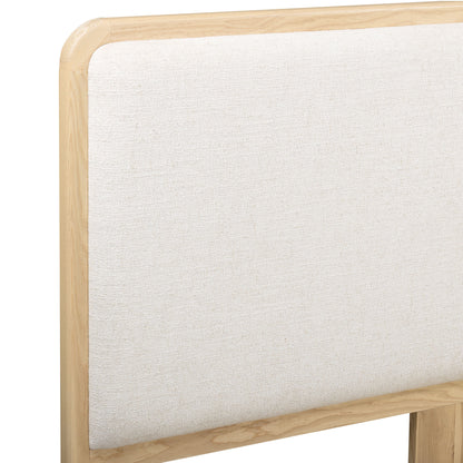 Rafaelle Natural Solid Ash Bed - TOV-B55025