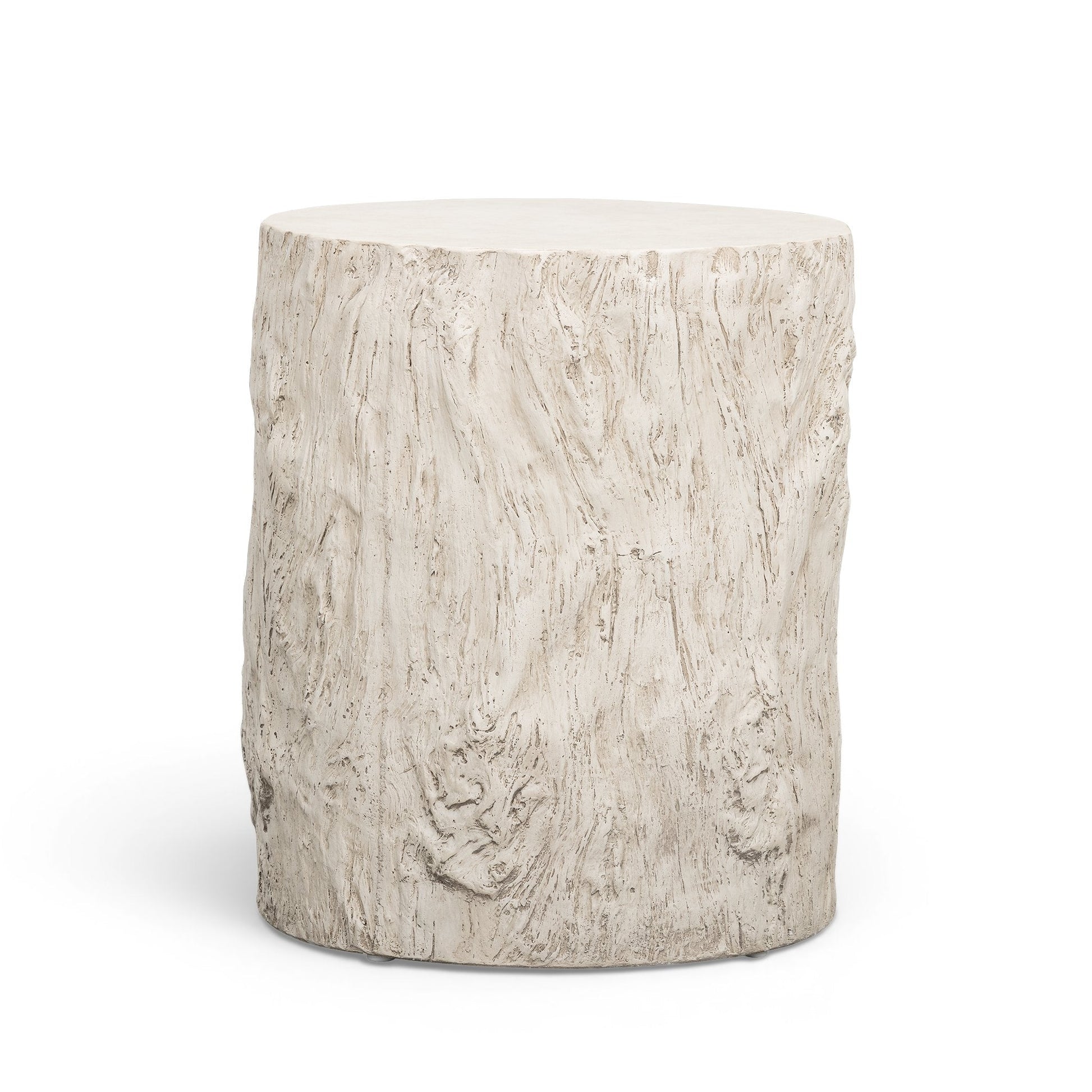 Fawn Driftwood Concrete Indoor/Outdoor Side Table - Main