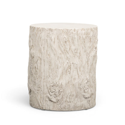 Fawn Driftwood Concrete Indoor/Outdoor Side Table - Main