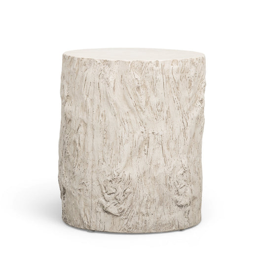 Fawn Driftwood Concrete Indoor/Outdoor Side Table - Main