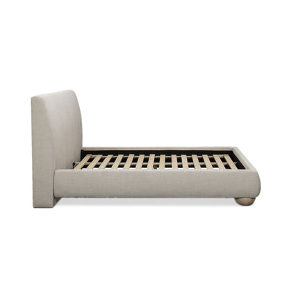 Rayne Textured Fabric Bed - TOV-B54945