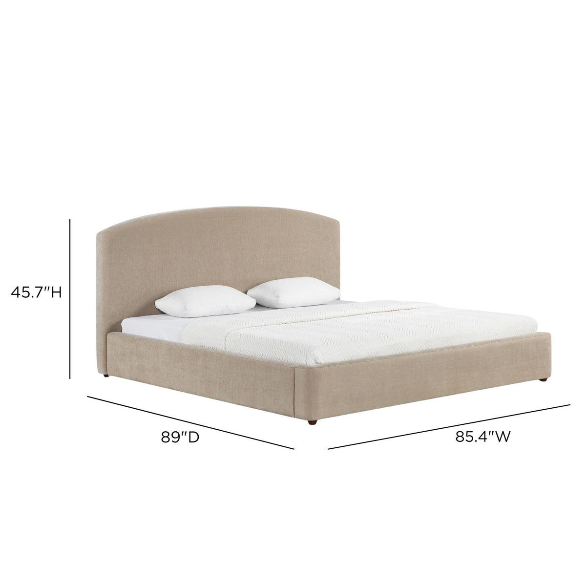 Leah Performance Chenille Bed - TOV-B69454