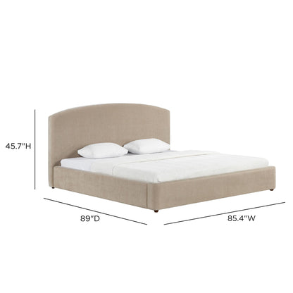 Leah Performance Chenille Bed - TOV-B69454