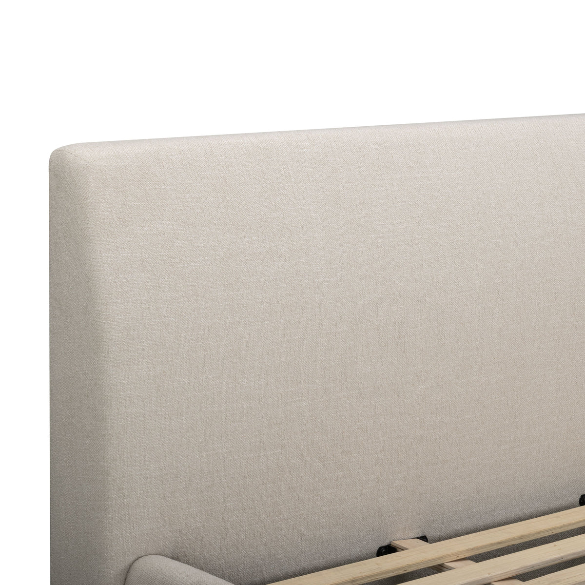 Rayne Textured Fabric Bed - TOV-B54945