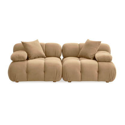 Calliope Modular Loveseat - Cafe Au Lait