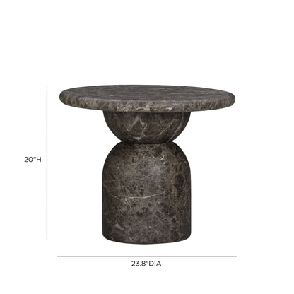 Cynthia Concrete Indoor/Outdoor Side Table - TOV-OC54981
