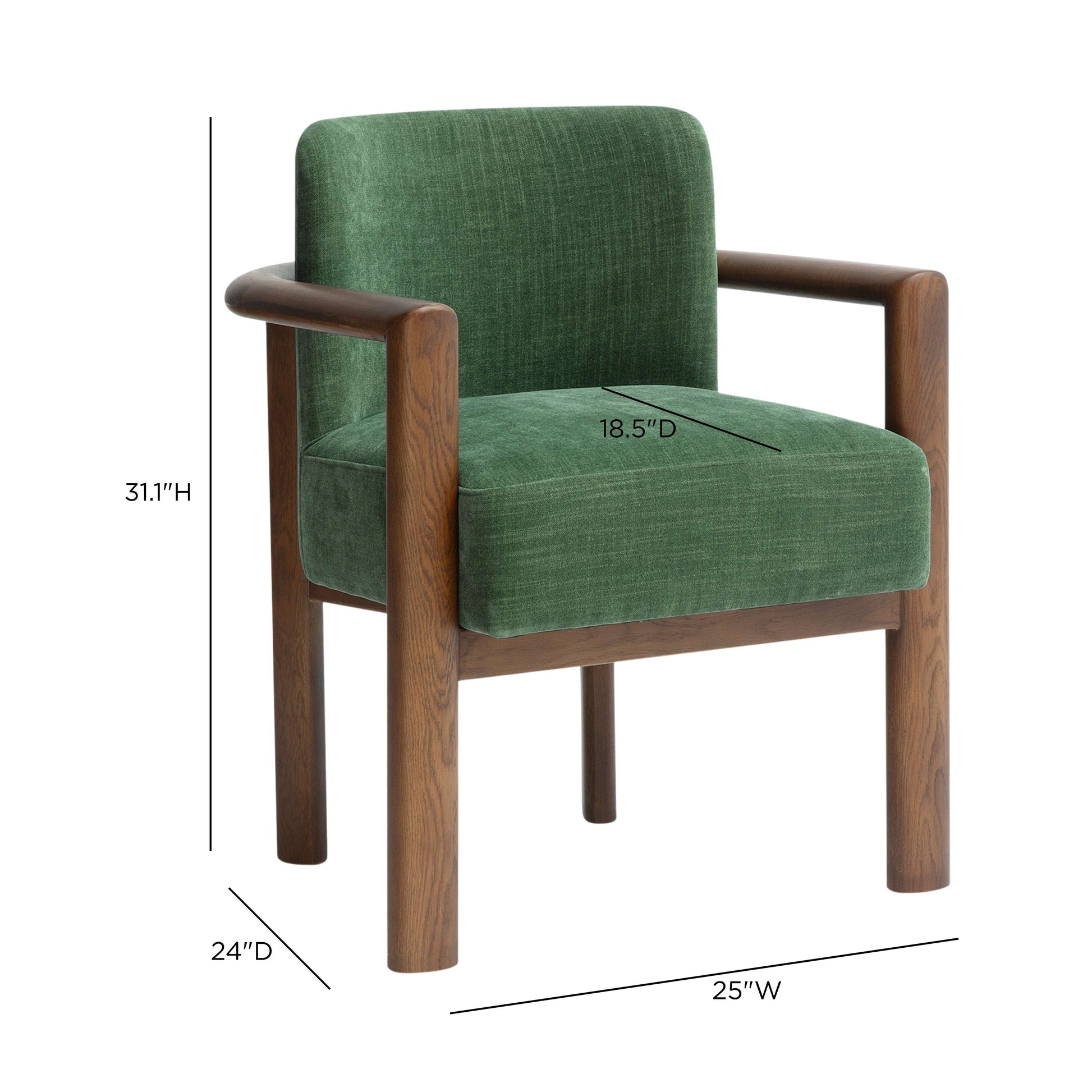 Irma Textured Performance Velvet Dining Chair - TOV-D69412