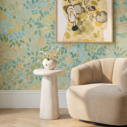 Monica Tiled Pattern Indoor/Outdoor Side Table - TOV-OC54940