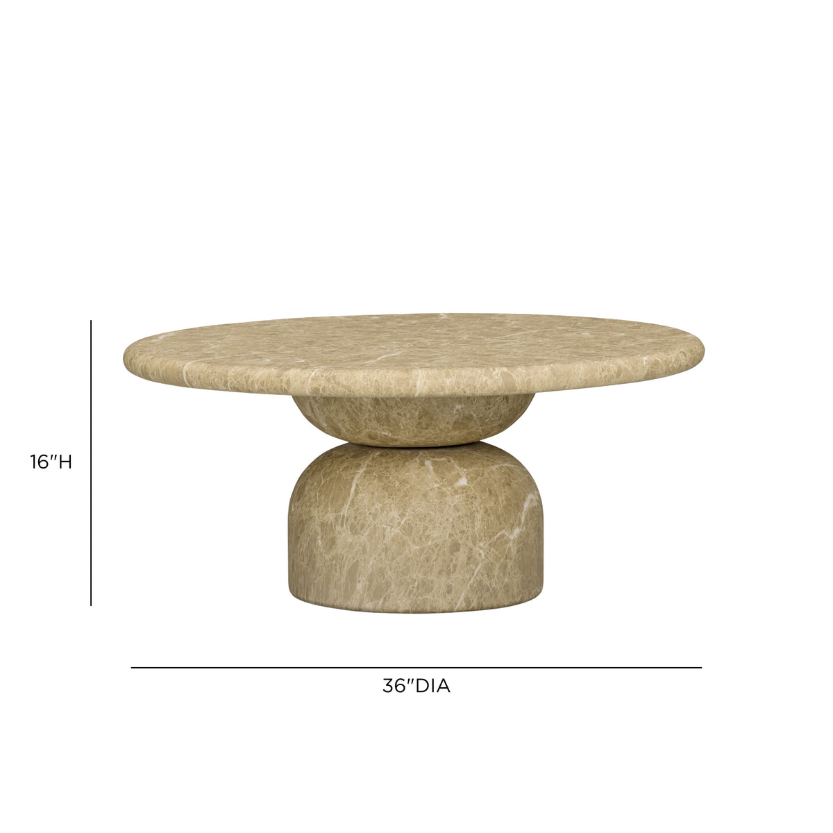 Cynthia Concrete Indoor/Outdoor Coffee Table - TOV-OC54979
