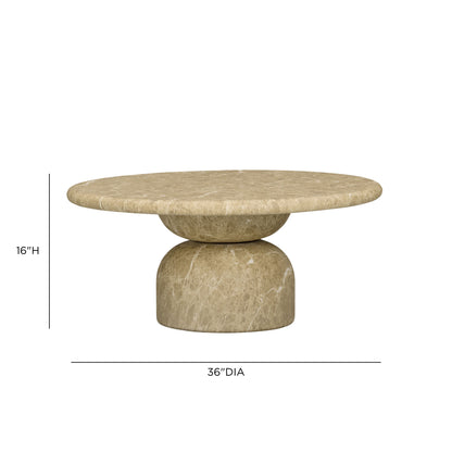 Cynthia Concrete Indoor/Outdoor Coffee Table - TOV-OC54979