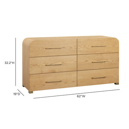 Marissa Ash 6-Drawer Dresser - TOV-B55023
