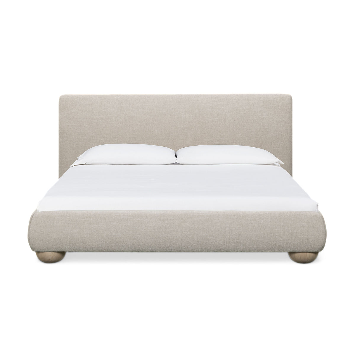 Rayne Textured Fabric Bed - TOV-B54945