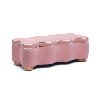 Thalia 48.5" Performance Velvet Storage Bench - Pink