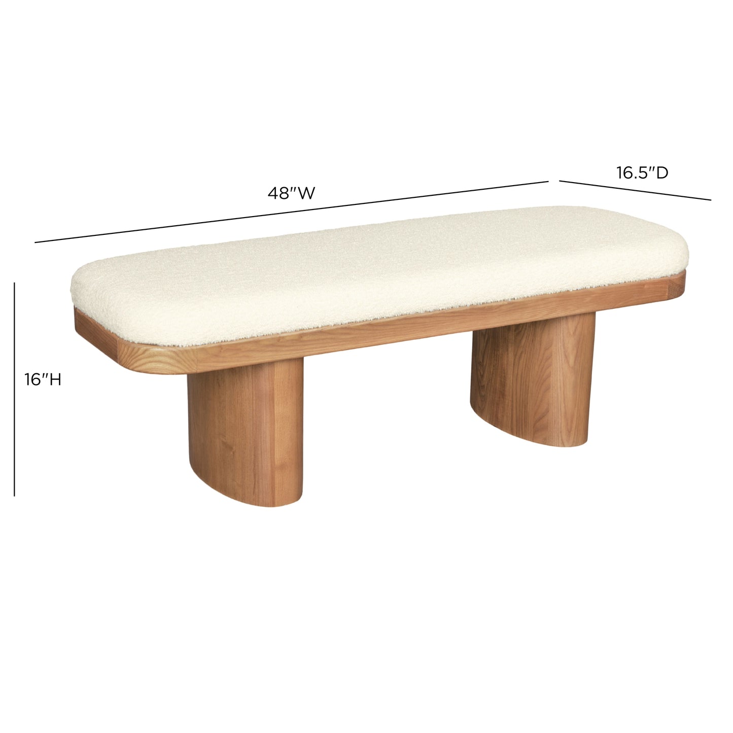 Ollie Upholstered Bench - TOV-OC68605