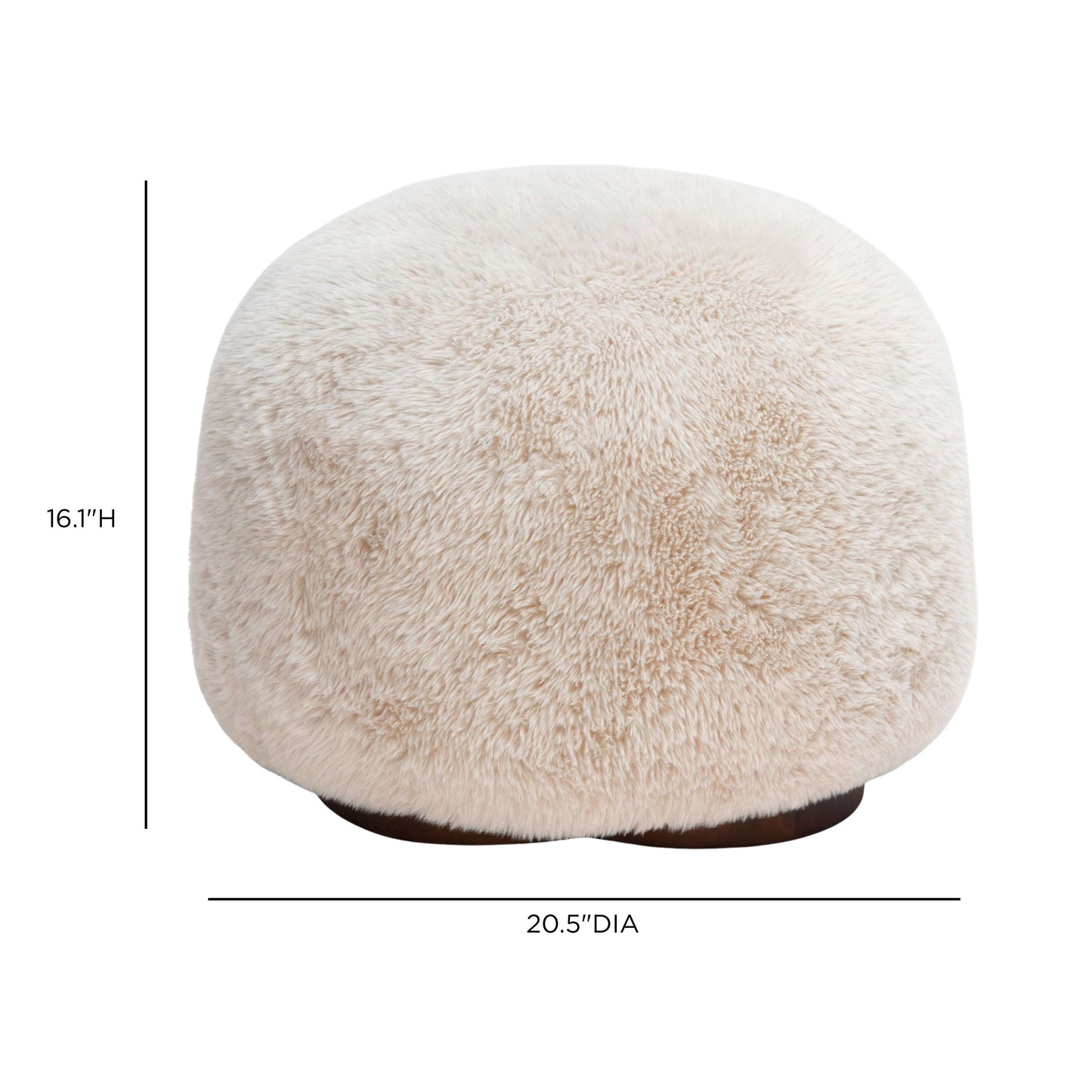 Oopa Swivel Ottoman - TOV-OC69506