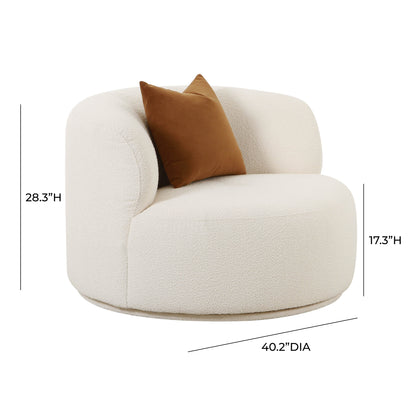 Fickle Swivel Accent Chair - TOV-S68671