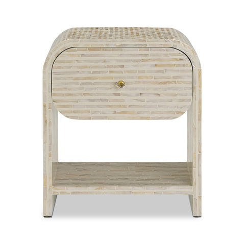 Borno Mother of Pearl Nightstand - TOV-B54951