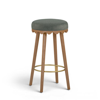 Oodle Performance Vegan Mohair Bar and Counter Stool - TOV-D54968