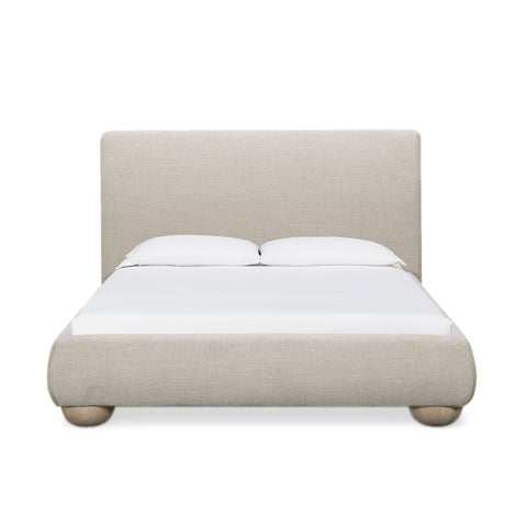 Rayne Textured Fabric Bed - TOV-B54944
