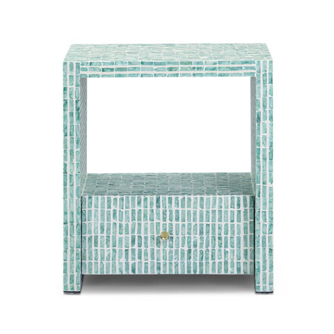 Tia Mother of Pearl Nightstand - TOV-B54952