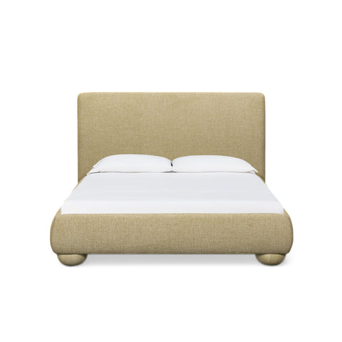 Rayne Textured Fabric Bed - TOV-B54946