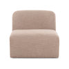 Gorge Modular Armless Chair - Tan