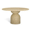 Cynthia Concrete Indoor/Outdoor Dining Table - Light Emperador Marble