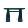 Baila Glossy Lacquer Console Table - Forest Green