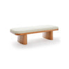 Ollie Upholstered Bench - White / 57"