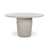 Margot Indoor/Outdoor Round Dining Table - Light Grey