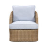 Axel Boucle Outdoor Accent Chair - Blue