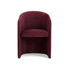 Seraphina Performance Velvet Dining Chair - Berry Red