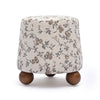 Jaine Ottoman - Beige Floral