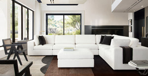 7PC Layout (3 armless chair / 3 corner / 1 ottoman)