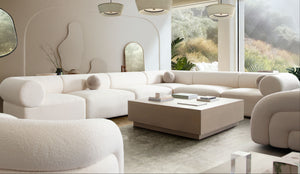 6 PC Corner Sectional (3 corners / 3 Armless)